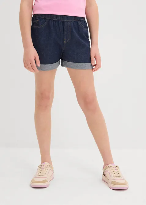 Shorts di jeans, vita media, bonprix