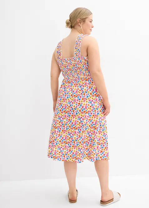 Abito in misto viscosa e cotone, bonprix