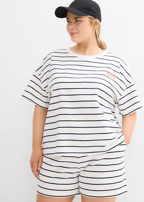 Felpa in misto cotone morbido, bonprix