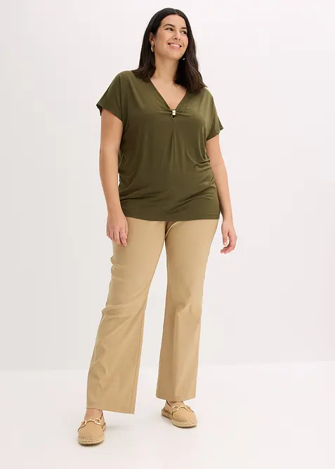 Maglia con anello decorativo, bonprix