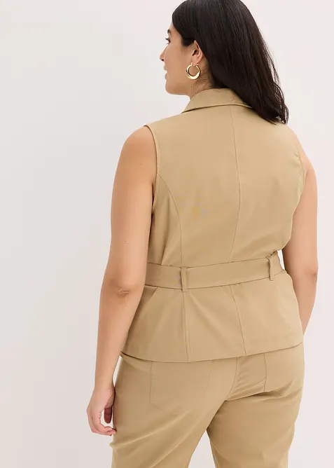 Gilet con cintura, bonprix