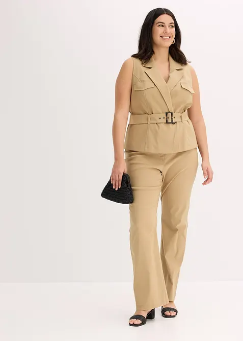 Gilet con cintura, bonprix