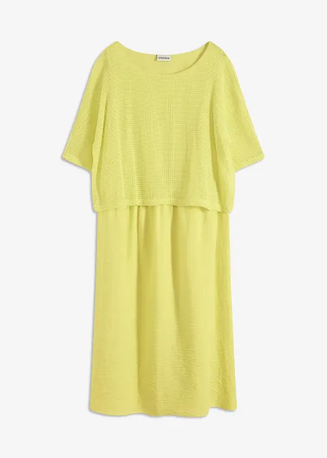 Abito effetto 2 in 1, bonprix