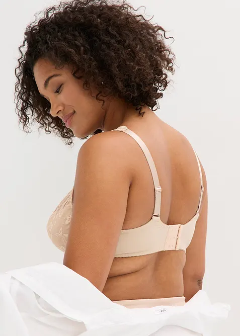 Reggiseno con ferretto e pizzo delicato (pacco da 2), bonprix