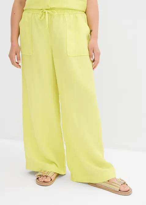 Pantaloni culotte in misto lyocell fluente, bonprix