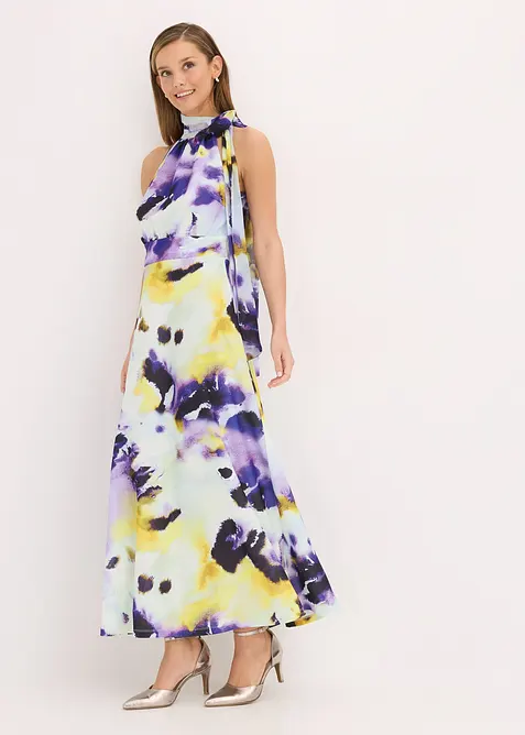 Abito lungo in tessuto effetto neoprene consistente, bonprix