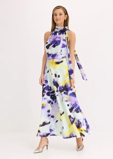 Abito lungo in tessuto effetto neoprene consistente, bonprix