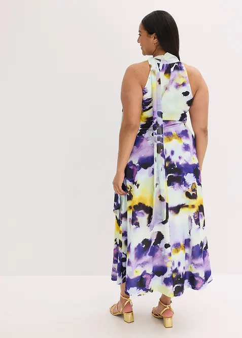 Abito lungo in tessuto effetto neoprene consistente, bonprix