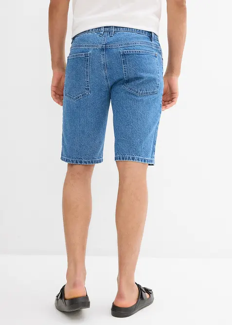 Bermuda elasticizzati in jeans, relaxed fit, bonprix
