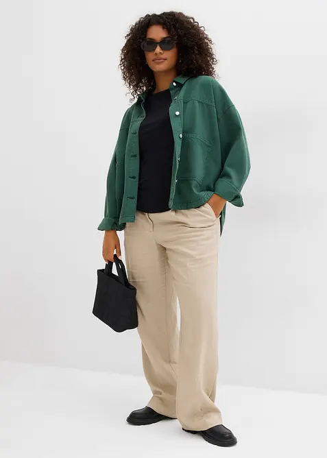 Giacca-camicia in puro cotone, bonprix