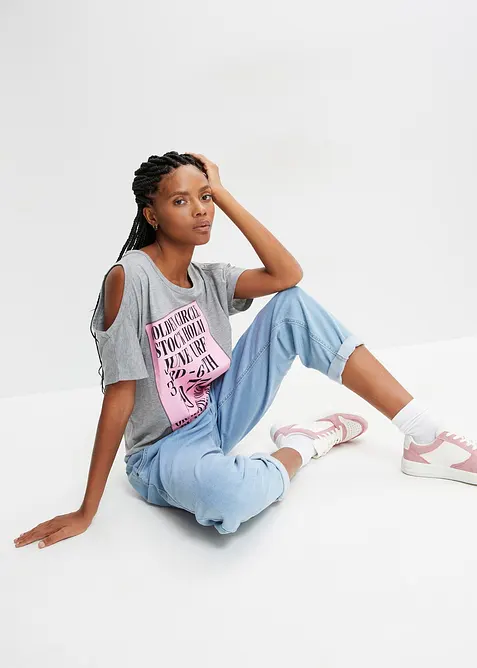 Maglia con cut-out, bonprix