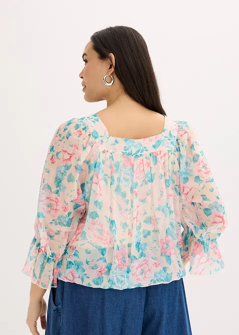 Blusa con fondo a palloncino, bonprix