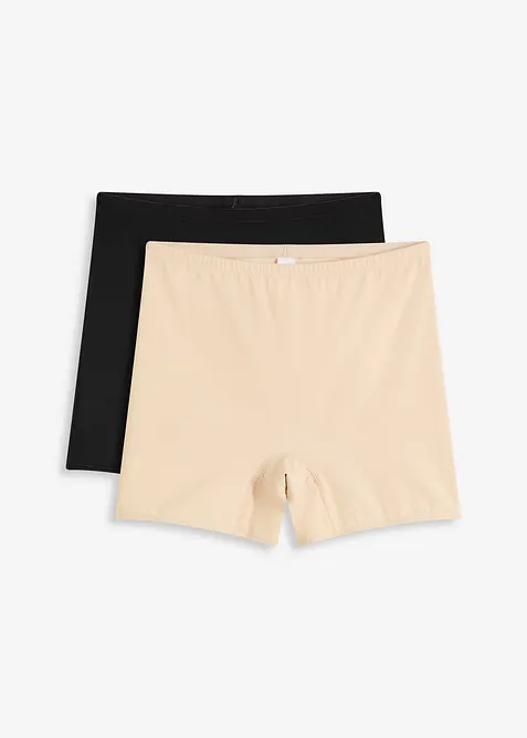 Pantaloncini modellanti a compressione media (pacco da 2), bonprix