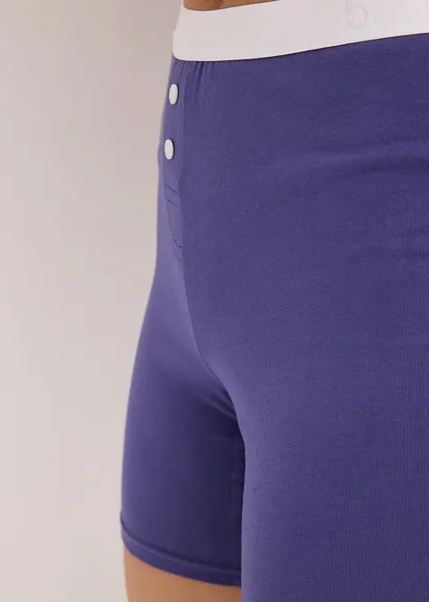 Boxer aderenti in lunghezza media con cotone biologico (pacco da 4), bonprix