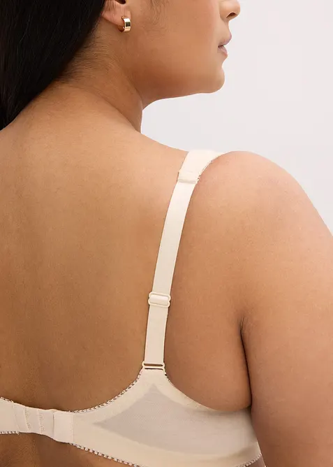 Reggiseno t-shirt non imbottito senza ferretto con cotone biologico (pacco da 2), bonprix