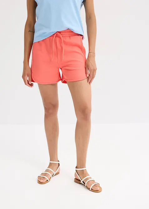 Shorts in felpa di puro cotone biologico, bonprix