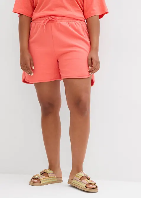 Shorts in felpa di puro cotone biologico, bonprix