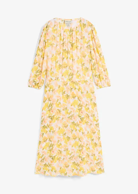 Abito in crinkle operato, bonprix