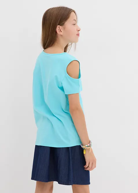 Maglia con cut-out in puro cotone biologico, bonprix