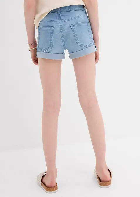 Shorts di jeans, vita media, bonprix