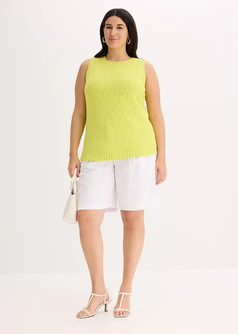 Shorts in misto lino leggero, bonprix