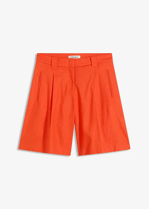 Shorts in misto lino leggero, bonprix
