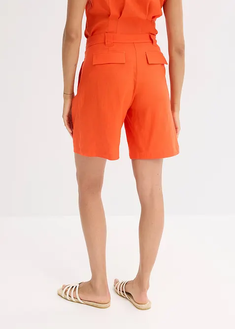 Shorts in misto lino leggero, bonprix