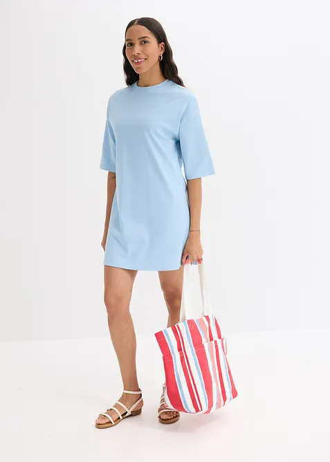 Abito oversize in maglina di cotone biologico pesante, bonprix