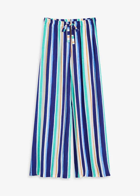 Pantaloni larghi in fine viscosa, bonprix