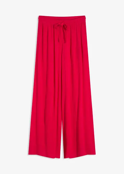 Pantaloni larghi in fine viscosa, bonprix