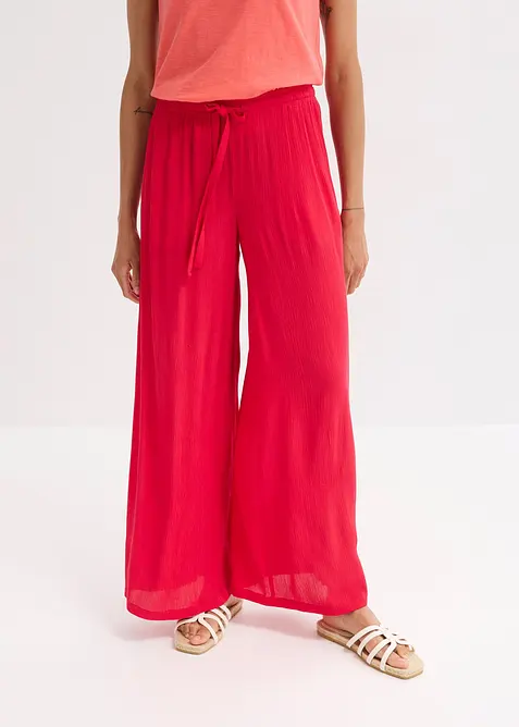 Pantaloni larghi in fine viscosa, bonprix
