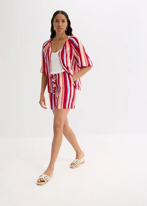 Shorts con elastico in vita in fine viscosa, bonprix