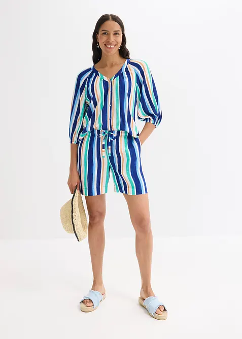 Shorts con elastico in vita in fine viscosa, bonprix