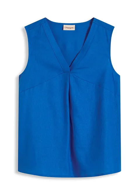Top in misto lino fresco, bonprix