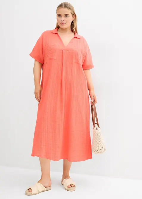 Caftano in morbida mussola di cotone, bonprix