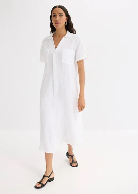 Caftano in morbida mussola di cotone, bonprix