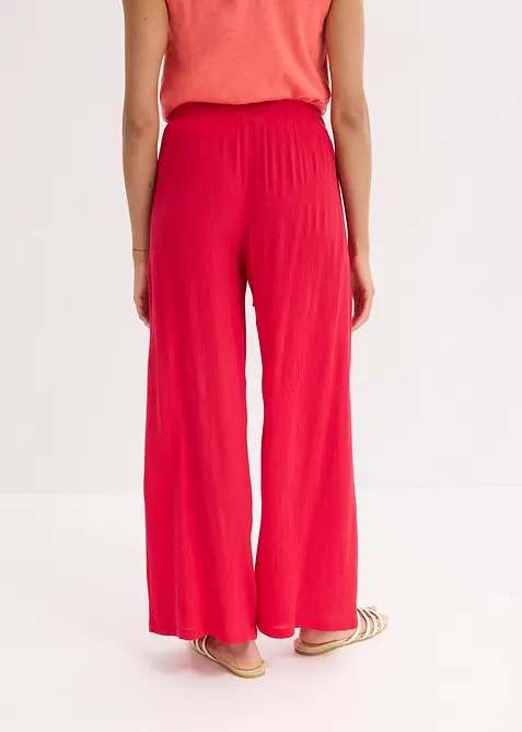 Pantaloni larghi in fine viscosa, bonprix