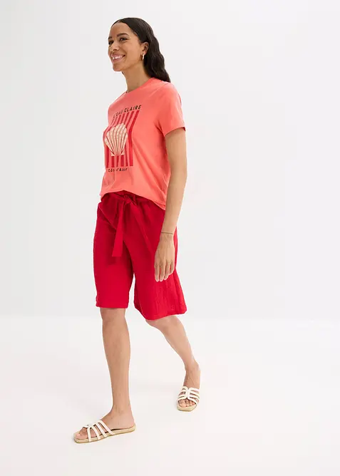 T-shirt in puro cotone, bonprix