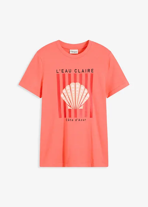 T-shirt in puro cotone, bonprix