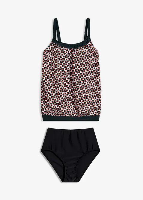 Tankini oversize (set 2 pezzi), bonprix