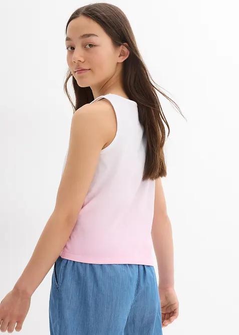 Top in puro cotone biologico (pacco da 2), bonprix