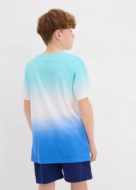 T-shirt con colori sfumati in cotone biologico, bonprix
