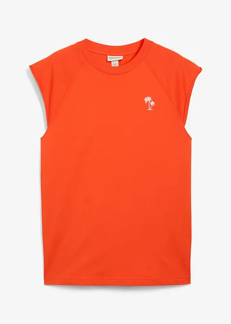 Felpa senza maniche in puro cotone, bonprix