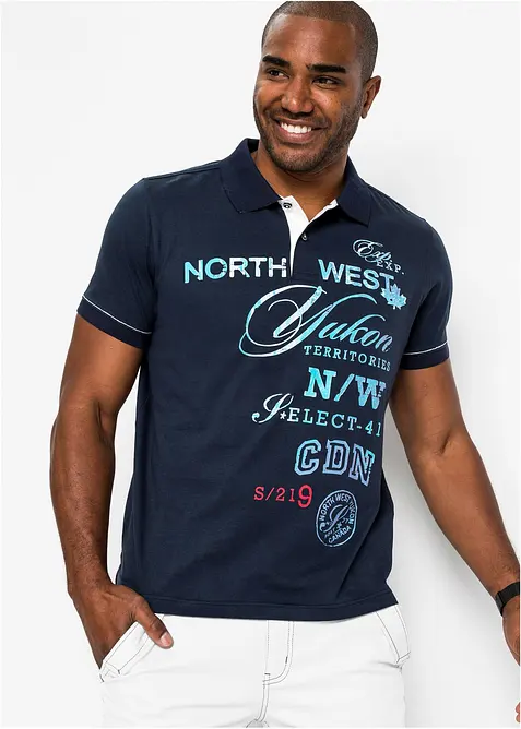 Polo in jersey a maniche corte, bonprix