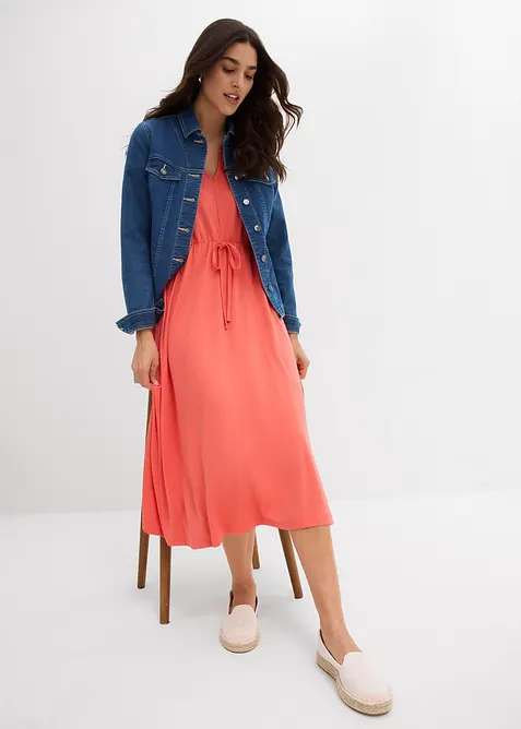 Abito in jersey di misto viscosa fluente, bonprix