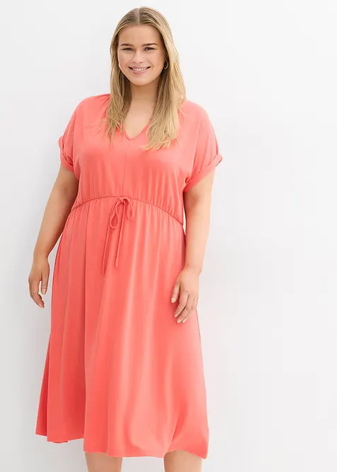 Abito in jersey di misto viscosa fluente, bonprix