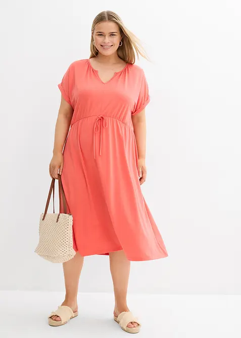 Abito in jersey di misto viscosa fluente, bonprix