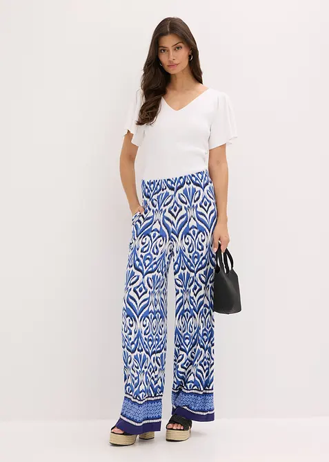 Maglia a costine in misto viscosa, bonprix