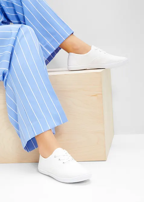 Sneaker in tela di cotone, bonprix