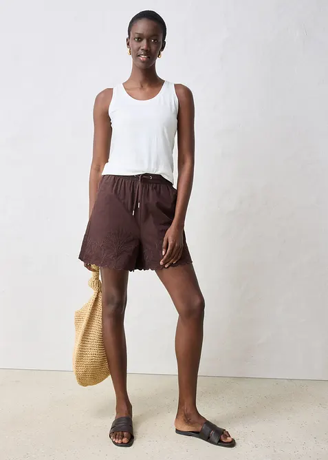 Canotta in misto seta, bonprix